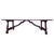 Wood 18th Large Spanish Dining or Desk Table with Carved Legs and Iron Stretcher For Sale - Image 7 of 18