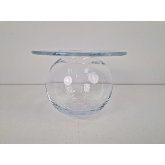 Glass Saturn Vase by Nanny Still for Riihimäki Glass, 1960s For Sale - Image 7 of 7