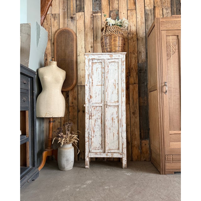 Small Parisian Wardrobe, 1940s For Sale - Image 14 of 14