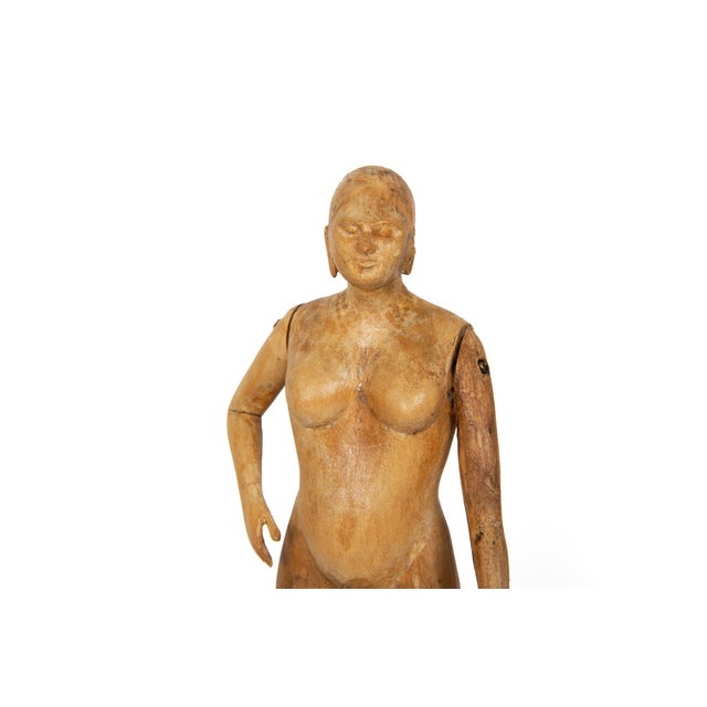 Group of 15 Carved Wood Sculpture Figural Studies or Artist Models, 20th Century For Sale - Image 16 of 18