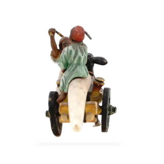 Antique Vienna Bergmann Painted Cast Bronze Figural Group For Sale In New York - Image 6 of 7