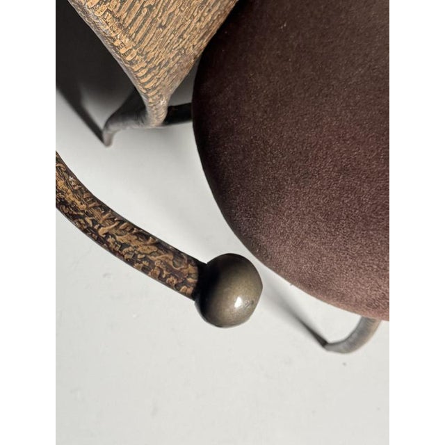 Beige Postmodern Lounge Chair, 1990 For Sale - Image 8 of 14