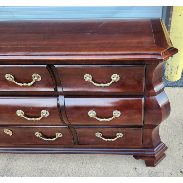 1990s 1990s Bombe Style Dresser From "Cardella" Line From Century Furniture For Sale - Image 5 of 12