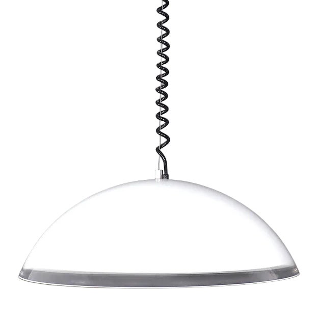 Vintage Hanging Lamp by Franco Bresciani, 1970s For Sale