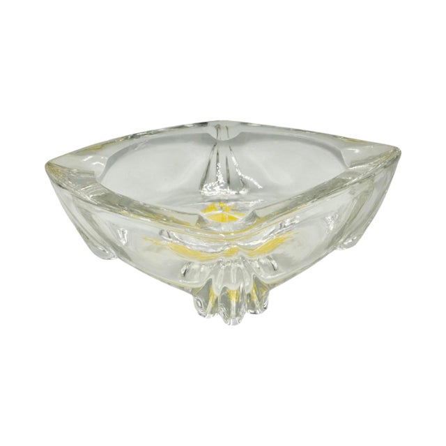 Vintage the Carlyle Hotel Nyc Glass Ashtray Catchall Dish For Sale - Image 4 of 9
