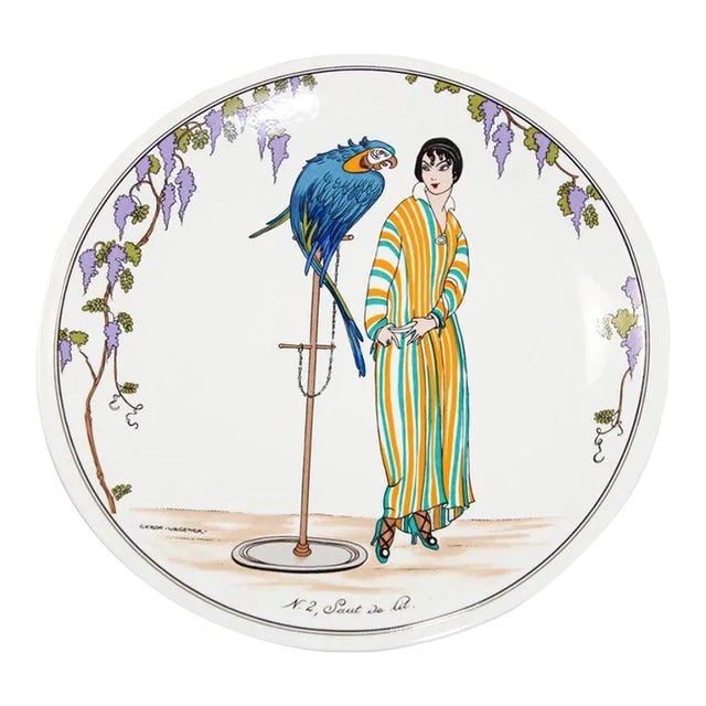 Art Deco Design Porcelain Plate Collectible Villeroy and Boch For Sale