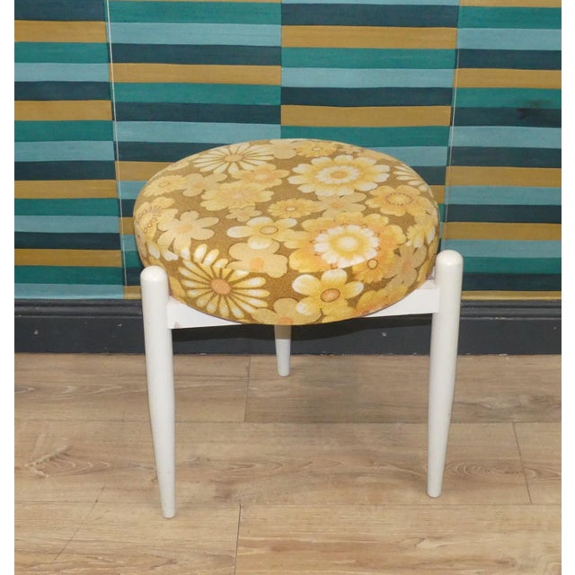 Original decorative piece Stylish stool Decorative 1960s/70s original A classic – small, lightweight, and practical! White...