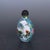 This exquisite vintage Chinese snuff bottle is crafted from copper with vibrant painted enamel work. The bottle is...