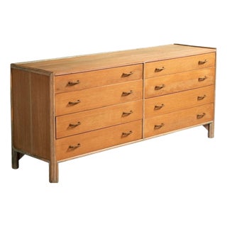 Oak Chest of Drawers from McGuire, 1970s For Sale