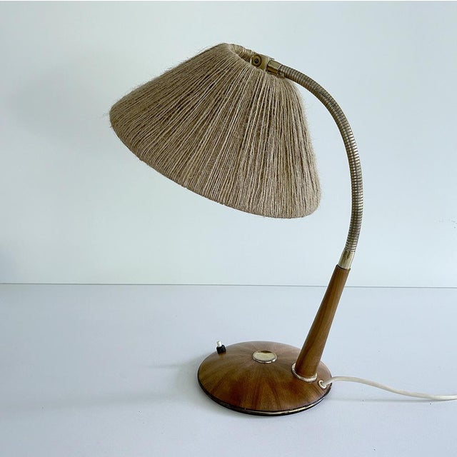 Vintage Table Lamp in Teak from Temde, 1960s For Sale - Image 11 of 11