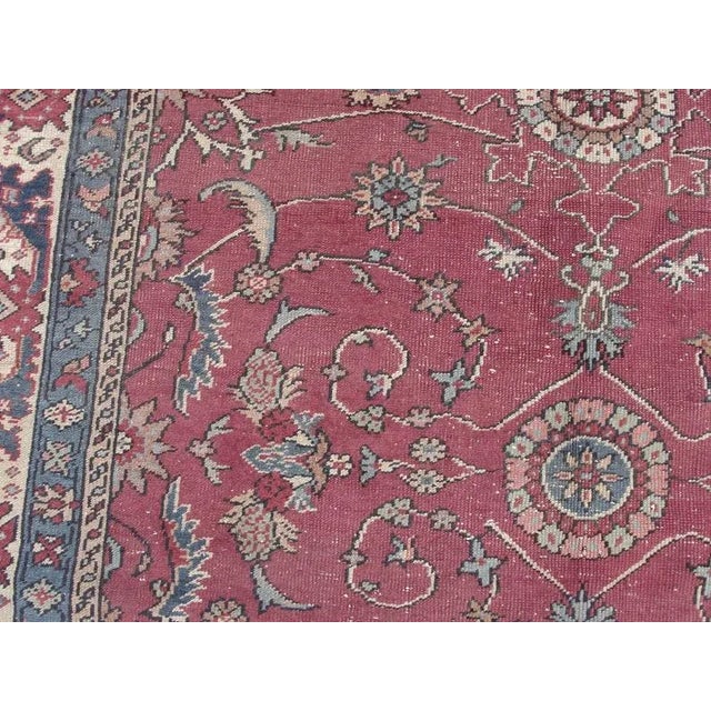 Hand Wowen Wool Turkish Rug, Oushak Rug,Vintage Oushak Rug,Beatifull ...