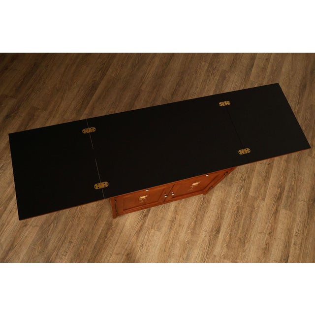 Stickley Mission Collection Oak Harvey Ellis Inlaid Server For Sale - Image 10 of 18