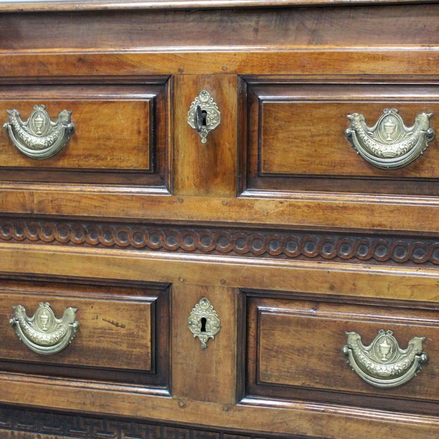 18th Century Italian Louis XVI Chest of Drawers in Walnut For Sale - Image 13 of 14