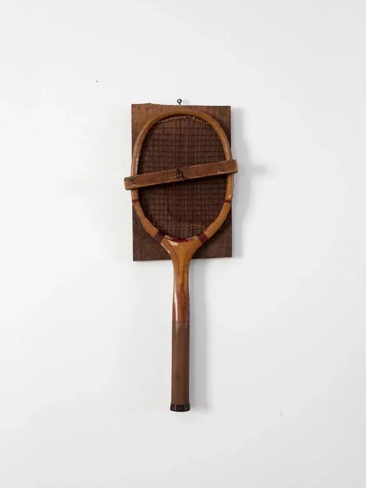 Raquette De Tennis Vintage Wright Ditson Columbia - Début Des Années 1900, Occasion