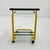 Postmodern Yellow Serving Trolley with Quaderna Pattern, 1980s For Sale - Image 5 of 10
