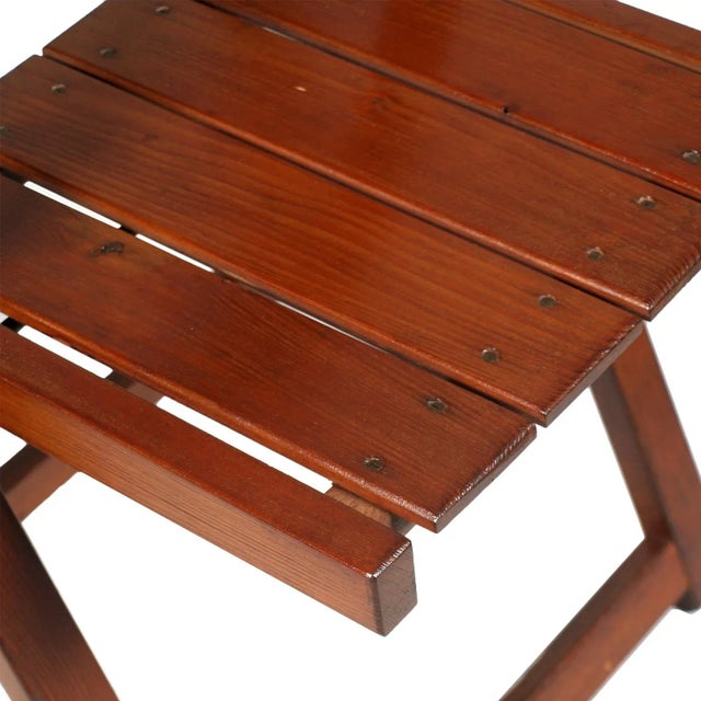 Set of Mid-Century Italian Folding Chairs from Calligaris, 1940s For Sale - Image 6 of 10