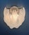 Mid-Century Modern Vintage Italian Murano Glass Wall Sconces in Frosted Glasses, 1990s, Set of 2 For Sale - Image 3 of 16