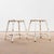 Low Stacking Stools in White from Mullca, 1960s, Set of 2 For Sale - Image 3 of 8
