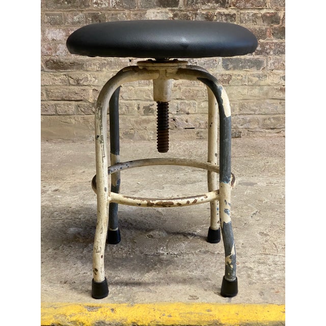 Industrial Adjustable Stool For Sale - Image 4 of 12