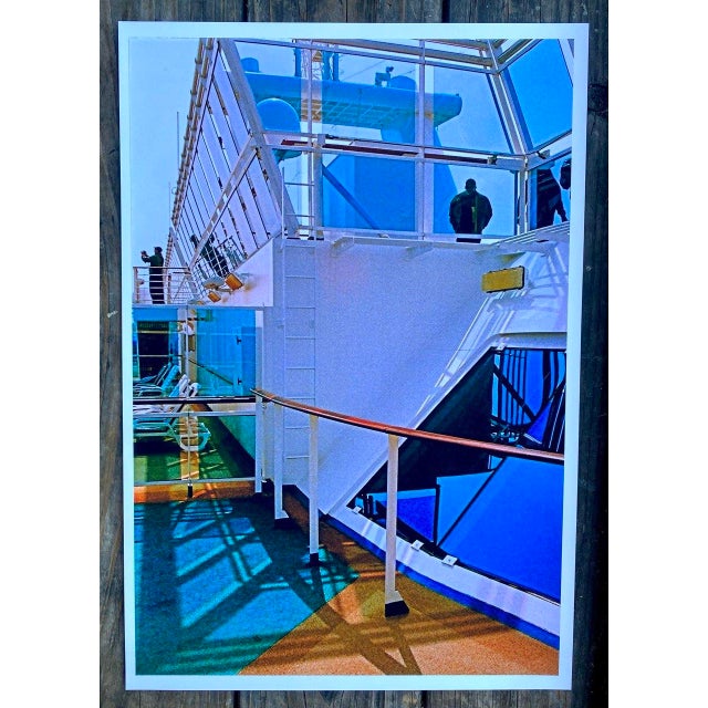 Original photographic artwork by California artist Clifford Baker. Photographed aboard a Princess Cruise to Alaska in...