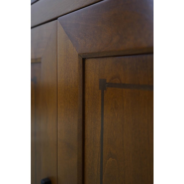 Stickley 21st Century Collection Cherry China Cabinet For Sale - Image 11 of 18