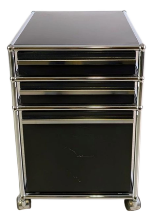 Dark Blue Office Cabinet from USM Haller