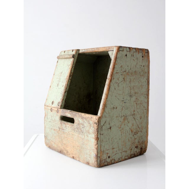 Vintage Bell System Wood Tool Box For Sale - Image 4 of 17