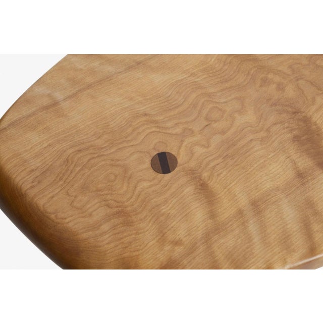 Goldenrod 1970s Arthur Espenet Carpenter Three-Legged Occasional Table For Sale - Image 8 of 13