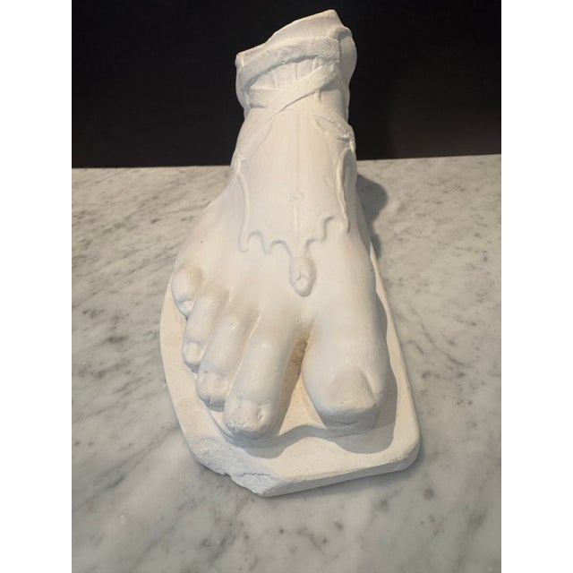 Plaster Sculpture of a Roman Foot by Pj Hone, London For Sale - Image 9 of 10