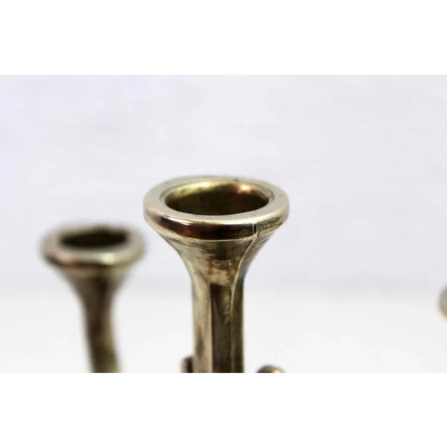 Brutalist Candlestick in Bronze, 1960s For Sale - Image 10 of 11