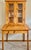 American Slim Profile 1970s Shaker Style Pine Desk and Hutch + Glass Doors, 2 Pieces For Sale - Image 3 of 14