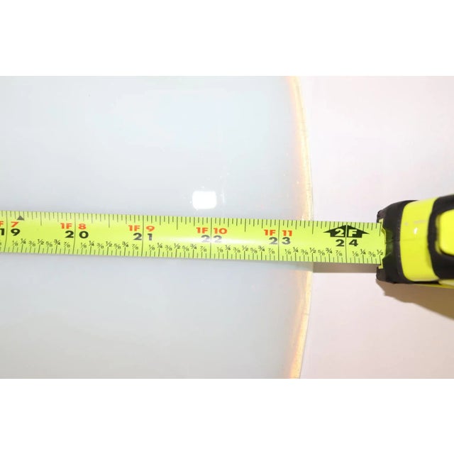 Mid-Century Murano Hand Cast Opaline Glass Panel For Sale - Image 10 of 11