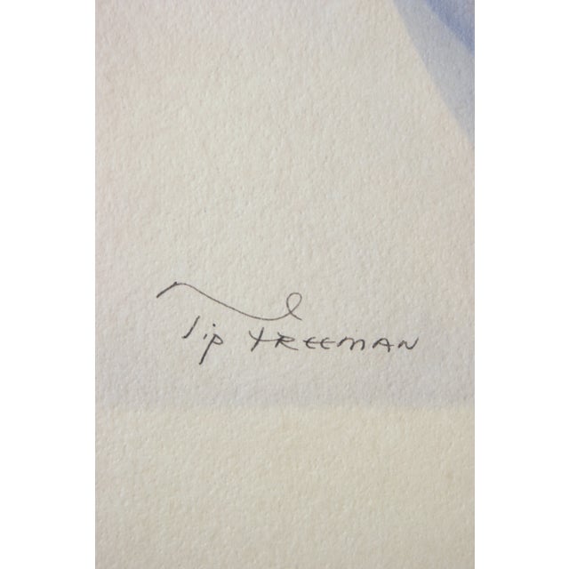 1950s Vintage Tip Freeman Watercolor Painting For Sale - Image 5 of 8