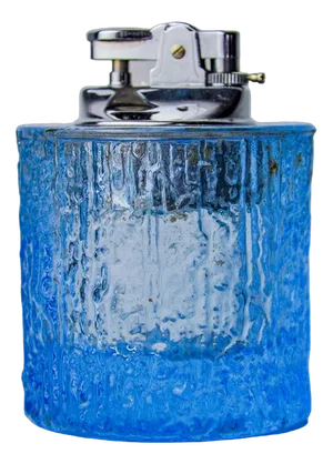 Ice Cube Lighter in Blue Murano Glass attributed to Antonio Imperatore, Italy, 1970s