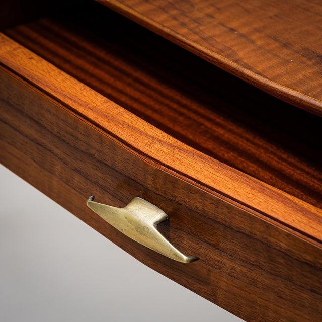 Walnut Console Table, Italy, Mid-20th Century For Sale - Image 4 of 10