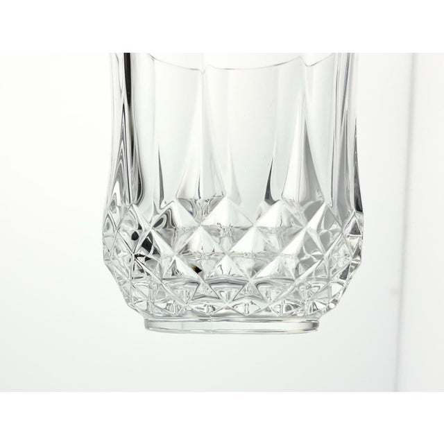 Cristal d' Arques 1990s Cristal D’Arques “Longchamp” Crystal Old Fashioned Tumbler Glasses - Set of 12 For Sale - Image 4 of 5