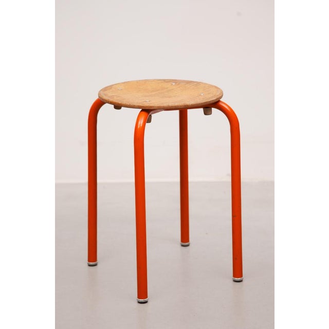 Industrial Studio Stackable Stools, 1975, Set of 8 For Sale - Image 10 of 11