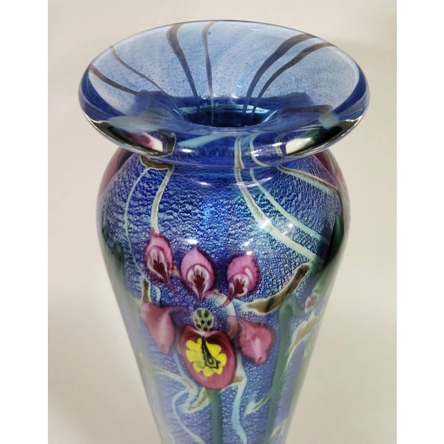 Vintage American Art Glass Vase by Vandermark - Merritt & Stephen Smarr For Sale In New York - Image 6 of 13