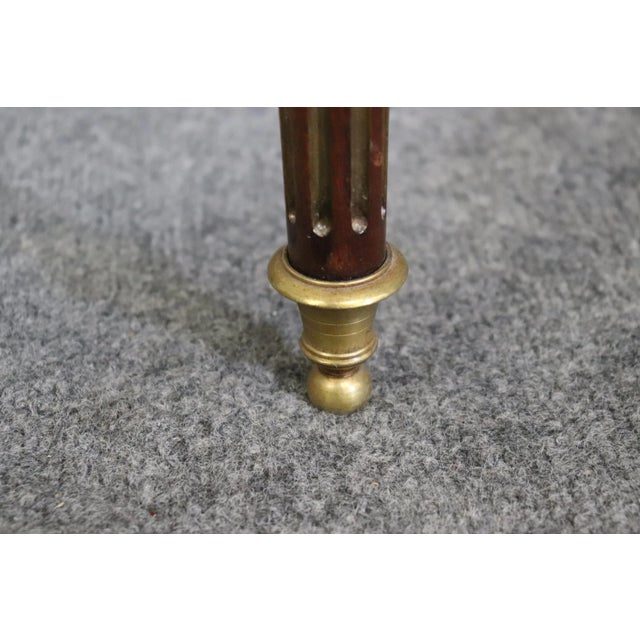 Fine French Ormolu Mounted Mahogany Directoire Marble Top Mirrored Vanity Desk For Sale - Image 12 of 12