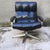 Swivel and Adjustable Vinyl Lounge Chair, 1970s For Sale - Image 3 of 8