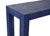 Chelsea House Inc Sanibel Raffia Console - Blue For Sale - Image 4 of 4