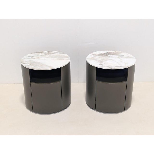 Onda Nightstands from Poliform, Set of 2 For Sale - Image 5 of 13