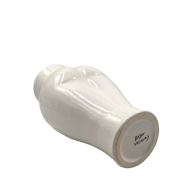 Postmodern Ceramic 'Femme' Vase, Baba, Vallauris France Ca. 1980s For Sale - Image 9 of 12