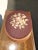 Footstool - Vintage French Country Burgundy Floral Needlepoint Petite Footstool For Sale In Los Angeles - Image 6 of 13