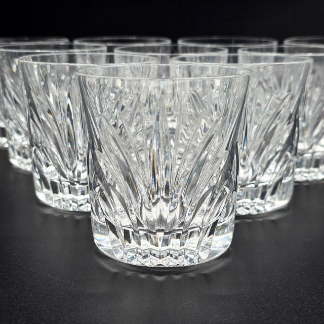 Gorham Nocturne Crystal Old Fashioned Glasses, Set of 11 For Sale In Los Angeles - Image 6 of 7