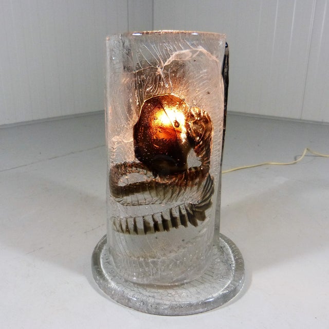 Glass Table Lamp from Mazzega, Italy, 1960s For Sale - Image 6 of 18