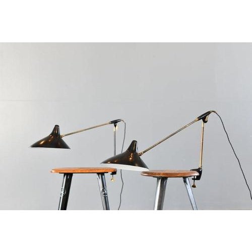 Articulated Table Lamps by Svend Aage Holm-Sørensen 1950s, Set of 2 For Sale - Image 11 of 12
