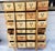 26-Drawer Card Catalog Cabinet in Wood, 1950s For Sale - Image 18 of 18