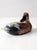 Brown Vintage Hand Painted Carved Wood Duck For Sale - Image 8 of 11