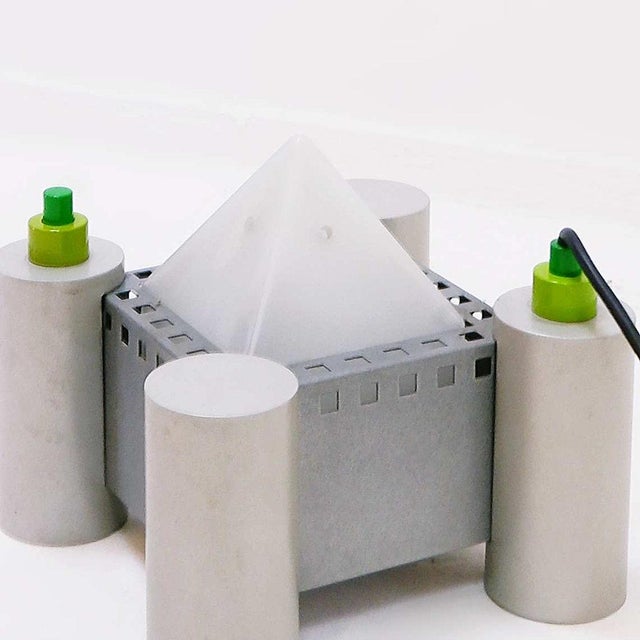 Gray Tobruk Table Lamp by Matteo Thun and Andrea Lera for Bieffeplast, 1980s For Sale - Image 8 of 16